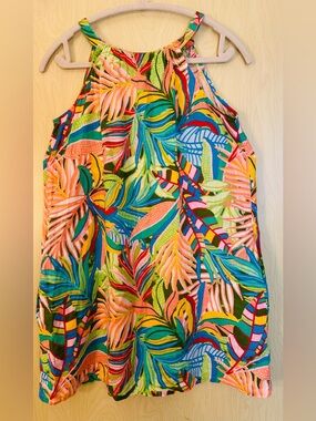 C&C California Tropical Linnen Blend Mini Dress w/ Pockets!